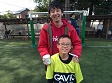 【得点王 山下 雄大さん (がんこおやじ)】<BR><BR>今日も会場を沸かせました!ドリブルが誰にも止められません Highslide JS