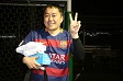 【MVP 小林 哲也さん (JG前田)】<BR><BR>最後に得意の左足でVゴール! Highslide JS