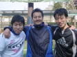 【得点王 柴田 智広さん 新井 豪さん 藤田 清さん (北京クラブ)】<BR><BR>5得点で北京クラブから3名受賞!(中央の新井さんは得点王殿堂入り) Highslide JS