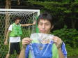 【MIP 正垣 亨さん (starry heavens)】<BR><BR>Thinking監督相手に見事なロングループシュート決めました! Highslide JS