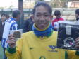 【得点王 後神 智昭さん (FCマタタビ)】<BR><BR>7得点で見事得点王!優勝&ジャンケンも勝利して3冠達成! Highslide JS