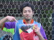 【MIP 島田 将徳さん (チーム本忠)】<BR><BR>豊富な運動量とガッツあふれるプレーでチームに貢献! Highslide JS
