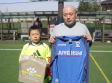 【MIP 村田 勇斗くん (サクシード) 山本 勝さん (オバ A)】<BR><BR>6年生ながらチームの得点源! GK&フィールドで大活躍! Highslide JS
