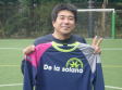 【MIP 中島 泰則さん (FCバルゴ)】<BR><BR>本職GKながら全試合フィールドで大活躍!<BR>最後のPK戦ではGKとしてナイスセーブ! Highslide JS