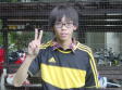 【MIP 刈田 裕一さん (FC三室)】<BR><BR>後ろにボールを転がして素晴らしいゴールを決めました! Highslide JS
