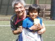 【MIP 松島 周平さん (HoNe.Ball)】<BR><BR>今日はよく当たりましたが、そのおかげてゴールも決めてジャンケンも勝ちました! Highslide JS