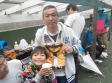 【MIP 柴田 剛さん (冠ジュニア)】<BR><BR>スリッピーなグランドでもしっかりおさまるボールコントロールはさすがです! Highslide JS