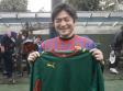 【得点王 橋本 将史さん (Red Friends A)】<BR><BR>ゴール前で力強さをみせて見事9ゴールで初得点王! Highslide JS
