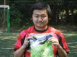 【得点王 間山 敬祐さん (レッドフェニックス)】<BR><BR>6試合で8得点は立派な成績です! Highslide JS