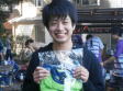 【MIP 鎌田 啓さん (冠シニア)】<BR><BR>顔でボールを止めにいくガッツあふれるプレーが光ました! Highslide JS