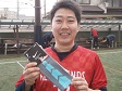 【MIP 笛木 雅人さん (Red Friends)】<BR><BR>胸トラップからのシュートはお見事! Highslide JS
