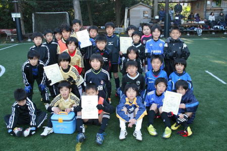 【全体写真】<BR><BR>冬休みもサッカーやろうね! Highslide JS
