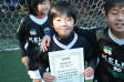 【優秀選手 正野 莉央くん (1F)】<BR><BR>キレのあるドリブルが光ってました! Highslide JS