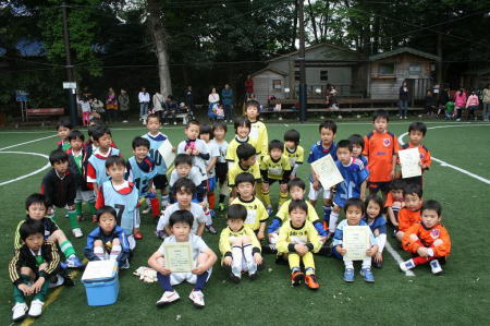 【全体写真】<BR><BR>みんな1年生になって、だいぶサッカーっぽくなってきましたね! Highslide JS