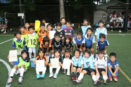 【全体写真】<BR><BR>夏休みもサッカーたくさんしようね! Highslide JS