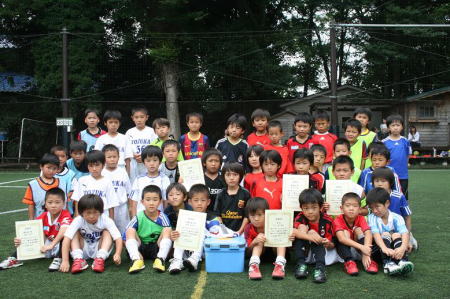 【全体写真】<BR><BR>夏休みはサッカーの特訓しよう! Highslide JS