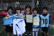 【優勝 チビ軍団】<BR><BR>ちっちゃくても1対1に強く、見事に優勝!2年生1人、3年生2人も4年生に競り勝ってたね! Highslide JS