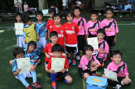 【全体写真】<BR><BR>夏休みになったらたくさんサッカーやろうね! Highslide JS