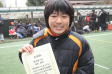 【優秀選手 亀田 龍世 (パルセロナ)】<BR><BR>大きな体でテクニシャン!チームのバランスをうまくとっていました! Highslide JS