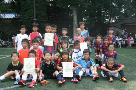 【全体写真】<BR><BR>大会終わってもグランドに残ってずっとサッカー!みんなサッカー小僧だね! Highslide JS