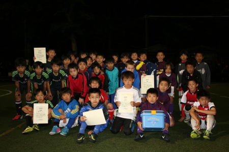 【全体写真】<BR><BR>みんなサッカー大好きだね!ゴールデンウィークもサッカー三昧だったかな Highslide JS