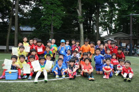 【全体写真】<BR><BR>天候にも恵まれ、思いっきりサッカーやれたね Highslide JS