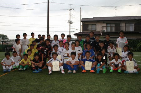 【全体写真】<BR><BR>夏休みも半分終了。サッカーも宿題もきっちりやろうね! Highslide JS