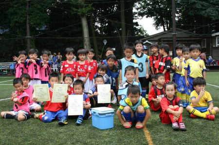 【全体写真】<BR><BR>みんなサッカー選手人生のはじまりだね! Highslide JS
