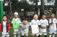 【第3位 パルケFC】<BR><BR>スリッピーなボールとグランドに苦戦し、いつものようなパスワークが発揮できず Highslide JS