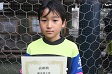 【優秀選手 杉村 晄汰 (Five ★ K)】<BR><BR>たくさん走って、ゴールも決めていました! Highslide JS