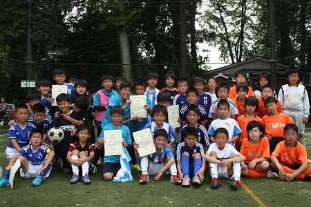 【全体写真】<BR><BR>ゴールデンウィークもサッカー三昧なサッカー小僧たち! Highslide JS