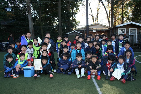 【全体写真】<BR><BR>寒さに負けずに走りきったね! Highslide JS