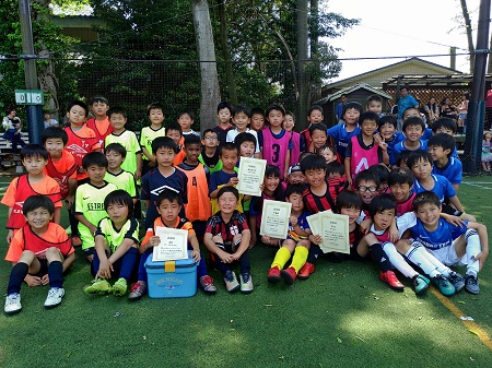 【全体写真】<BR><BR>GWはたくさんサッカーできるね! Highslide JS