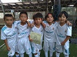 【第4位 サッカー小僧】<BR><BR>なかなか前にボールを運べず。もう少し突破力をつけたいね Highslide JS