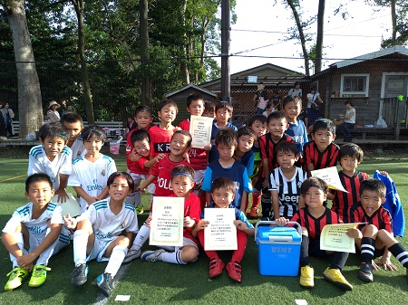 【全体写真】<BR><BR>勝ち点3差の中に4チーム。大接戦の大会でしたね! Highslide JS