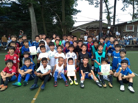 【全体写真】<BR><BR>サッカー大好きっ子たちが集まったね! Highslide JS