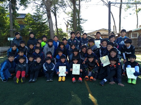 【全体写真】<BR><BR>みんな楽しそうにサッカーしていたね! Highslide JS