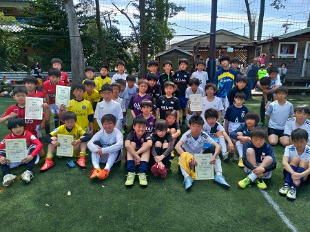 【全体写真】<BR><BR>いよいよ6年生!楽しく熱くがんばって!<BR>パルカップJr.を開催して欲しい日程があったら教えてね Highslide JS