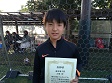 【優秀選手 吉浦 晴 (ア・イーン)】<BR><BR>落ち着いてボールを持ちゲームをコントロールしていました! Highslide JS