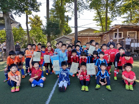 【全体写真】<BR><BR>みんな楽しそうにサッカーしていたね! Highslide JS