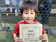 【優秀選手 並木 仁志 (しゅうとキッズ)】<BR><BR>スピードあるドリブルからゴールを決めていたね! Highslide JS