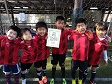 【第4位 しゅうとキッズ】<BR><BR>1点入れば勢いに乗れそうだったけど、ゴールをうばうのはむずかしいね Highslide JS