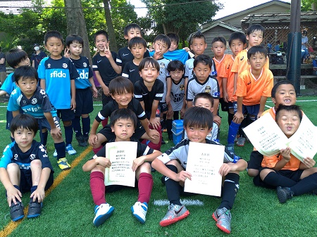 【全体写真】<BR><BR>将来、オリンピックに出場できるようにたくさん練習しようね! Highslide JS