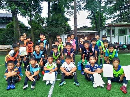 【全体写真】<BR><BR>雨もあがって良いコンディションでサッカーできたね! Highslide JS