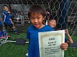 【優秀選手 尾崎 晴紀 (KYFC)】<BR><BR>ポジショニングがよく、危ないところを止めていた! Highslide JS