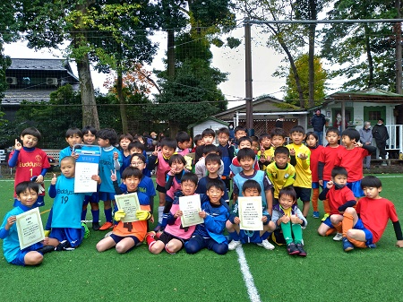 【全体写真】<BR><BR>1年生でもボールをしっかり蹴れる選手が多かったね! Highslide JS
