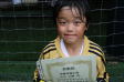 【MVP 元吉 大翼くん (Five Stars B)】<BR><BR>準決、決勝PKではGKとしても活躍しましたね! Highslide JS