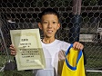 【MVP 栗林 禅 (ホワイトブラック)】<BR><BR>決勝戦で2ゴール!ヘディングシュートはすばらしかった! Highslide JS