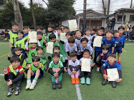 【全体写真】<BR><BR>小学生大会はコート全面、キーパーありでやるかた楽しみにしていてね! Highslide JS