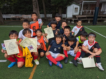 【全体写真】<BR><BR>たくさん試合ができていろんなチャレンジができたね! Highslide JS